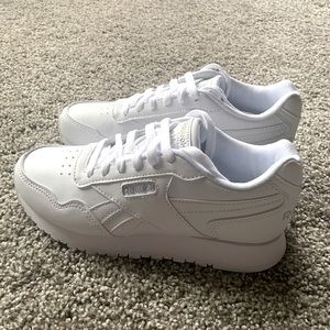 White Reebok Classic Shoes